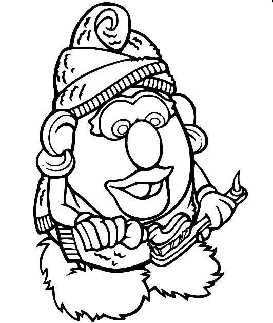 Mr Potato Head Coloring Pages 83