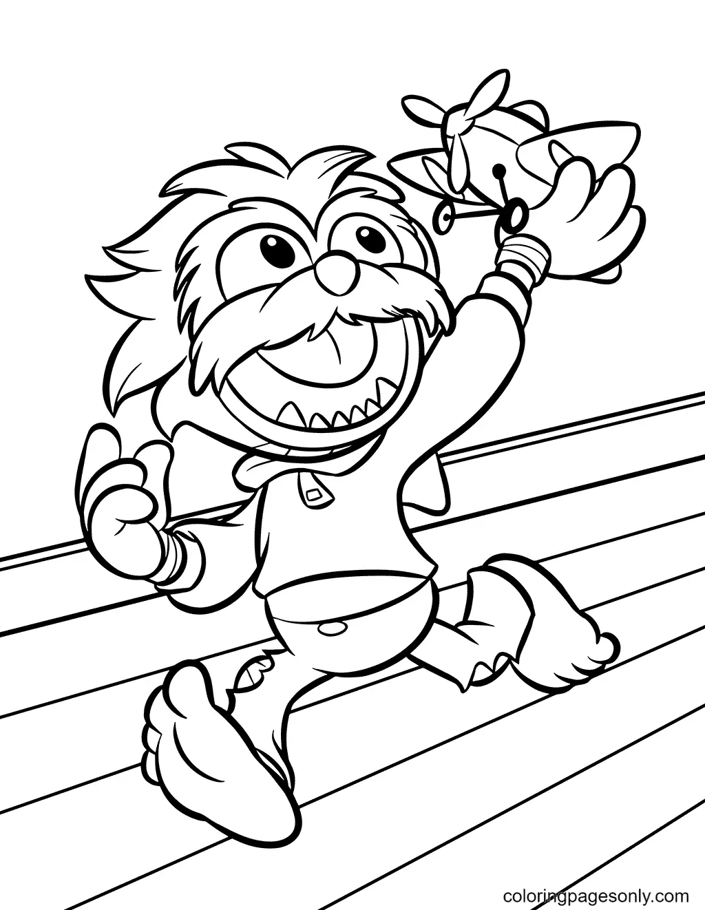 Desenhos de Muppet Babies Para Colorir 10