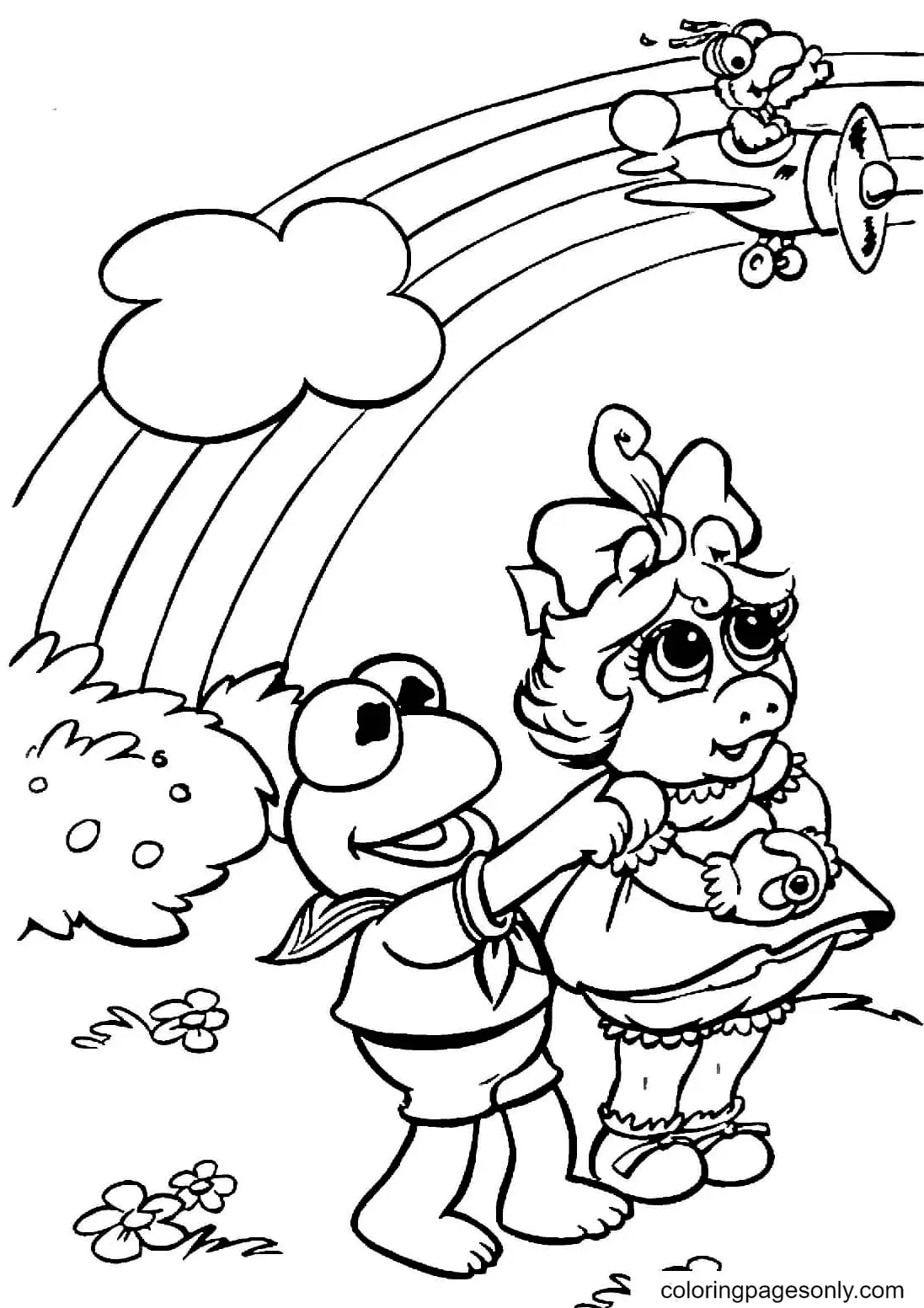 Desenhos de Muppet Babies Para Colorir 12