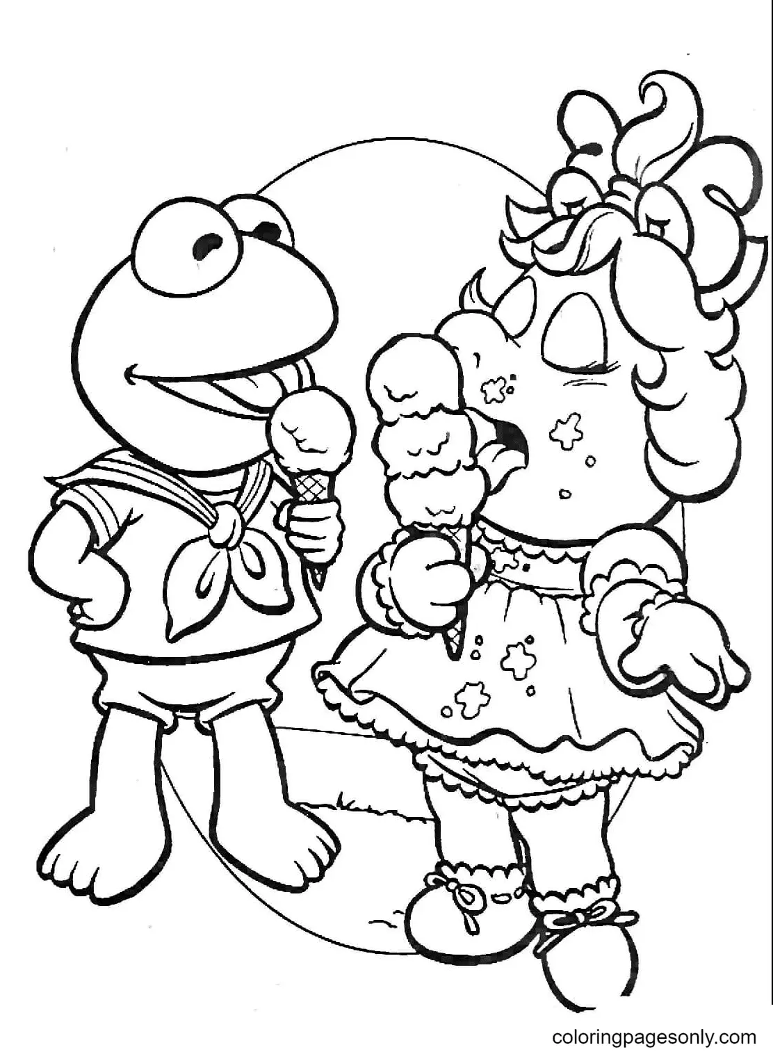 Desenhos de Muppet Babies Para Colorir 16