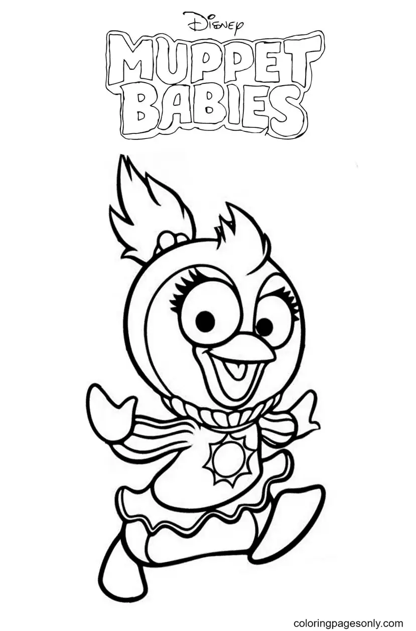 Desenhos de Muppet Babies Para Colorir 2