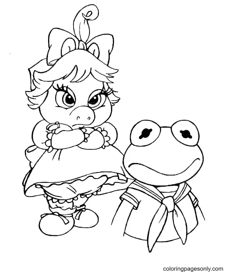 Desenhos de Muppet Babies Para Colorir 5