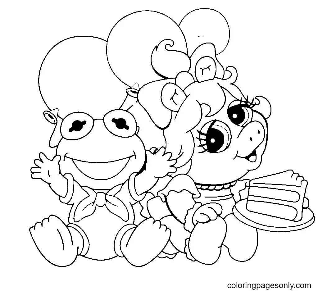 Desenhos de Muppet Babies Para Colorir 6