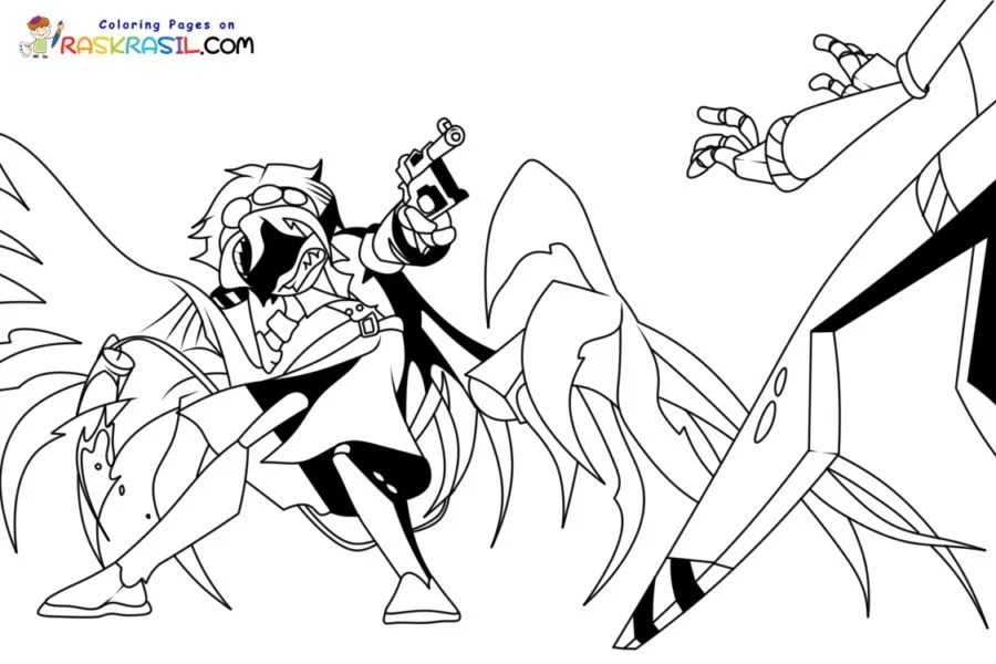 Murder Drones Coloring Pages 6