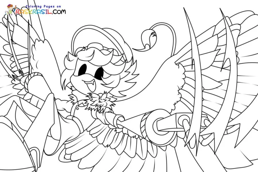 Murder Drones Coloring Pages 9