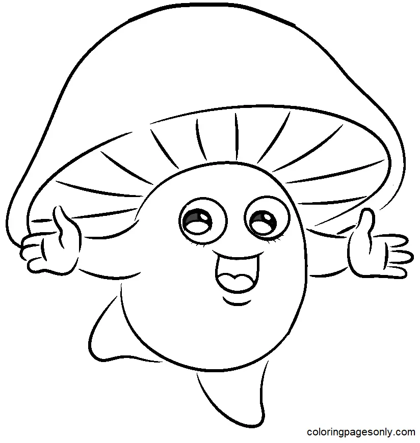 Mushroom Coloring Pages 164