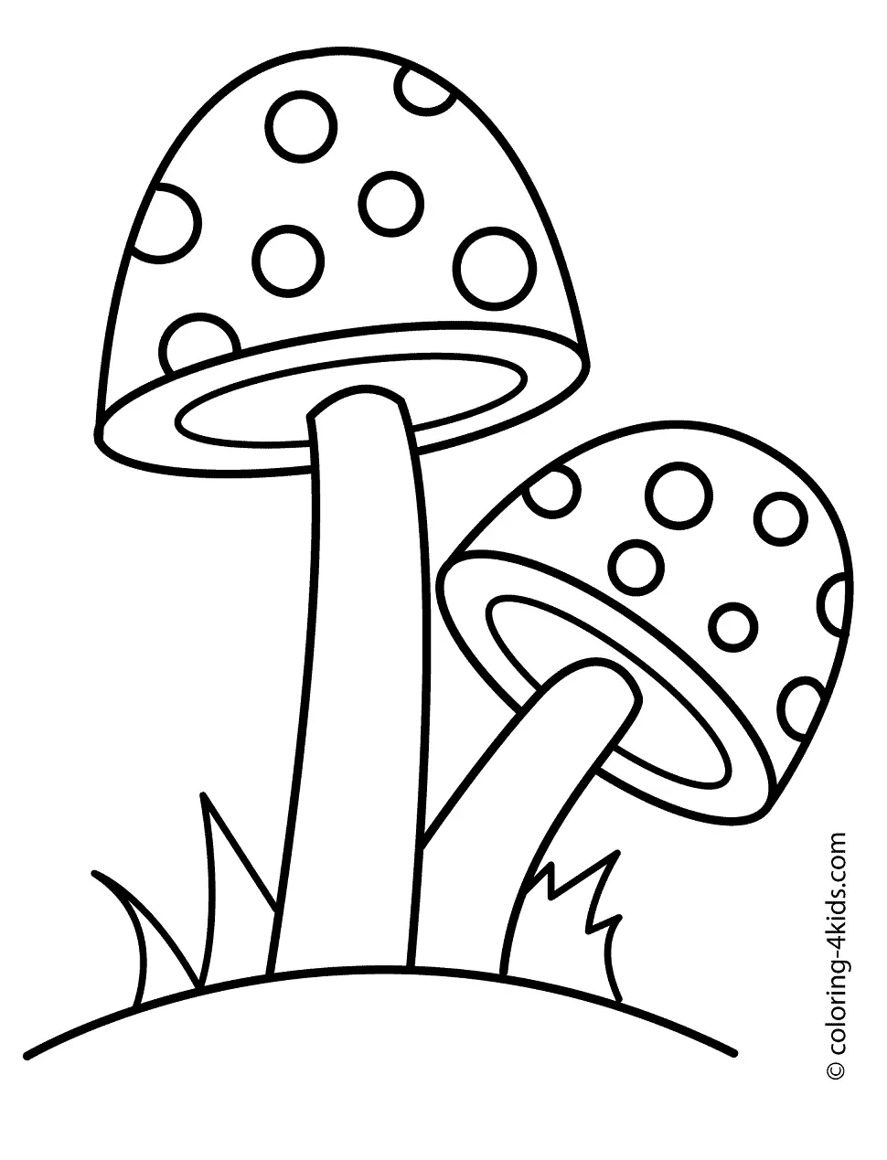 Mushroom Coloring Pages 76