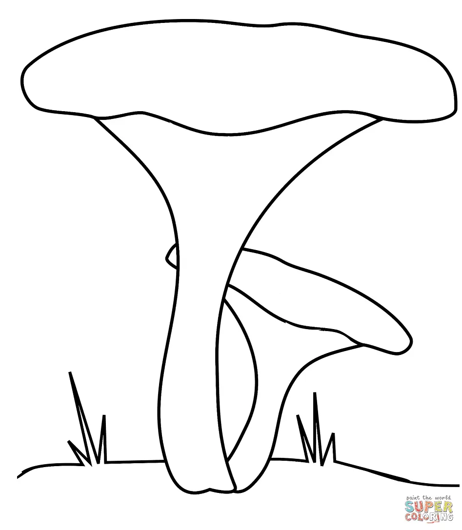 Mushroom Coloring Pages 80