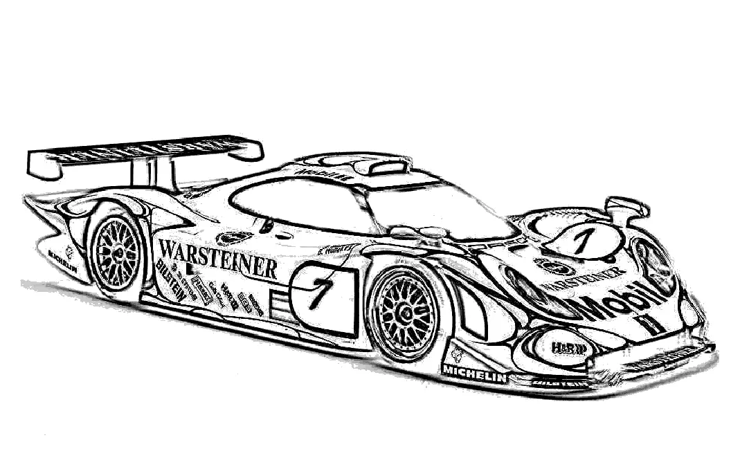 Desenhos de Mustang Para Colorir 24