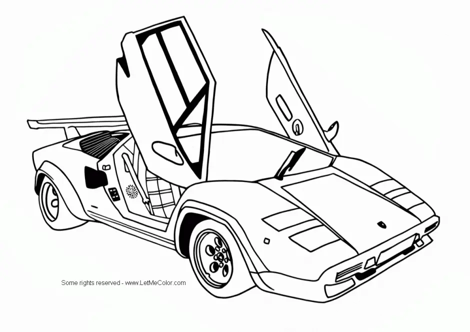 Desenhos de Mustang Para Colorir 35