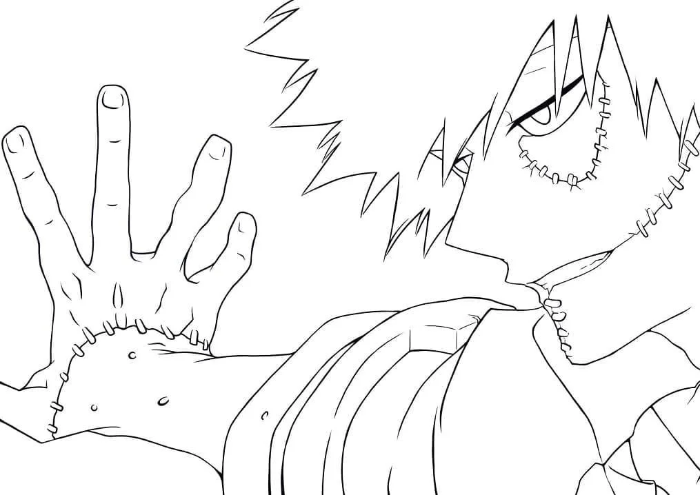 Desenhos de My Hero Academia Para Colorir 12