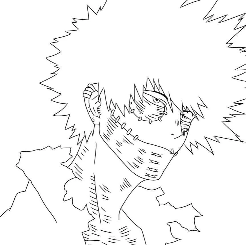 Desenhos de My Hero Academia Para Colorir 5