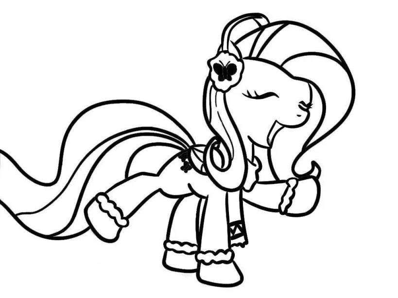 Mi Pequeno Pony Para Colorear