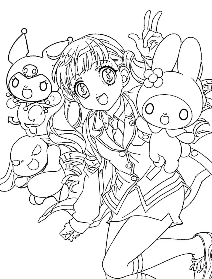 My Melody Coloring Pages 14 Printable for Free Download