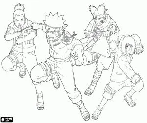 Desenhos de Naruto And Sasuke Para Colorir 50