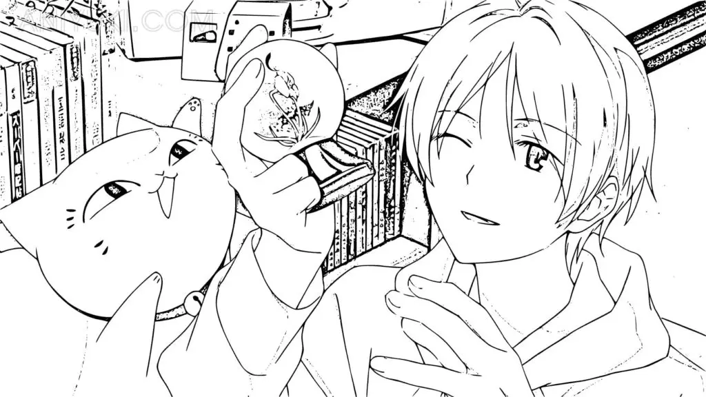 Desenhos de Natsume Yuujinchou Para Colorir 40