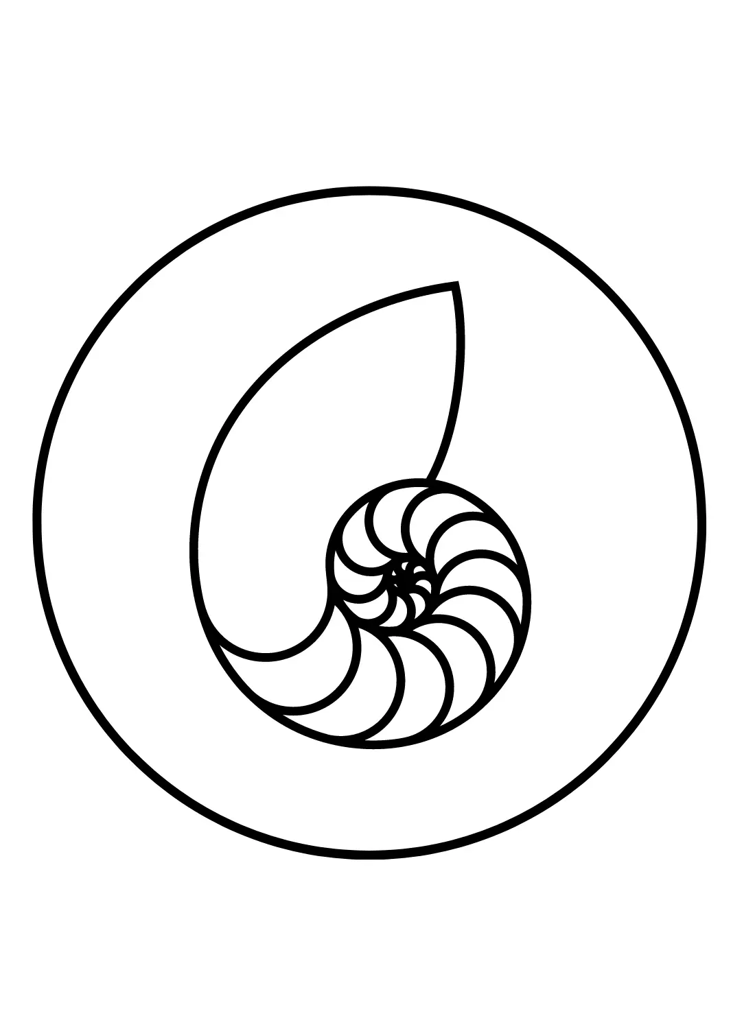 Nautilus Para Colorear 1