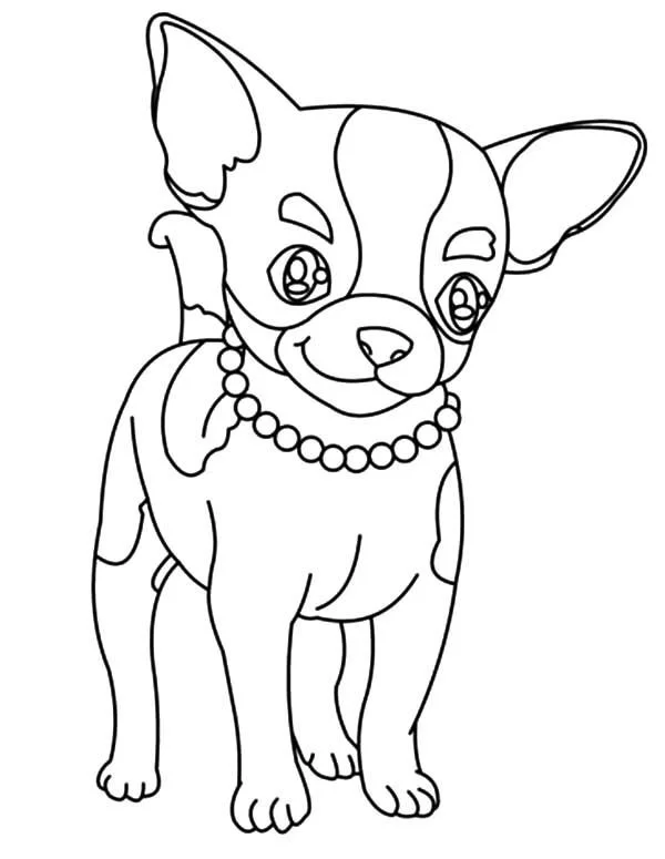 Desenhos de Colar Para Colorir