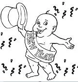 Neujahrs Ausmalbilder 103