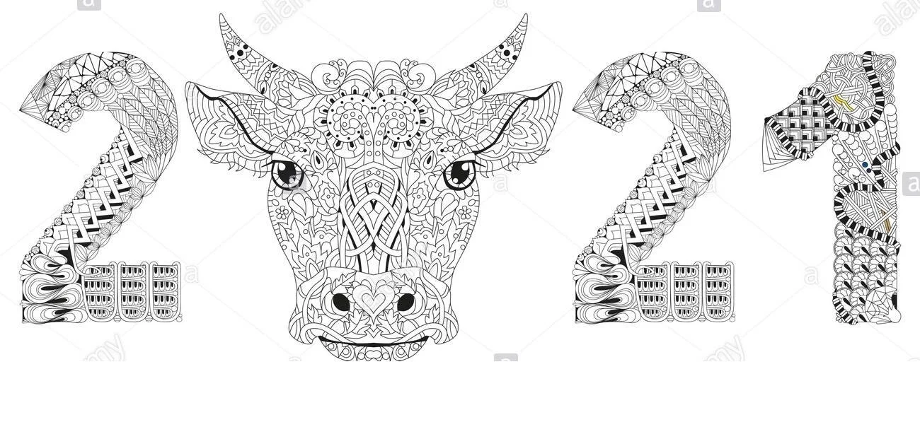 New Years Coloring Pages 112