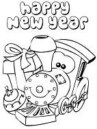 New Years Coloring Pages 15