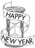 New Years Coloring Pages