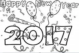 New Years Coloring Pages 91