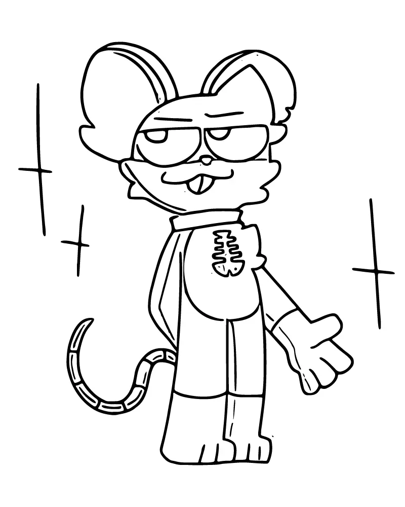 Nightmare Critters Coloring Pages 1