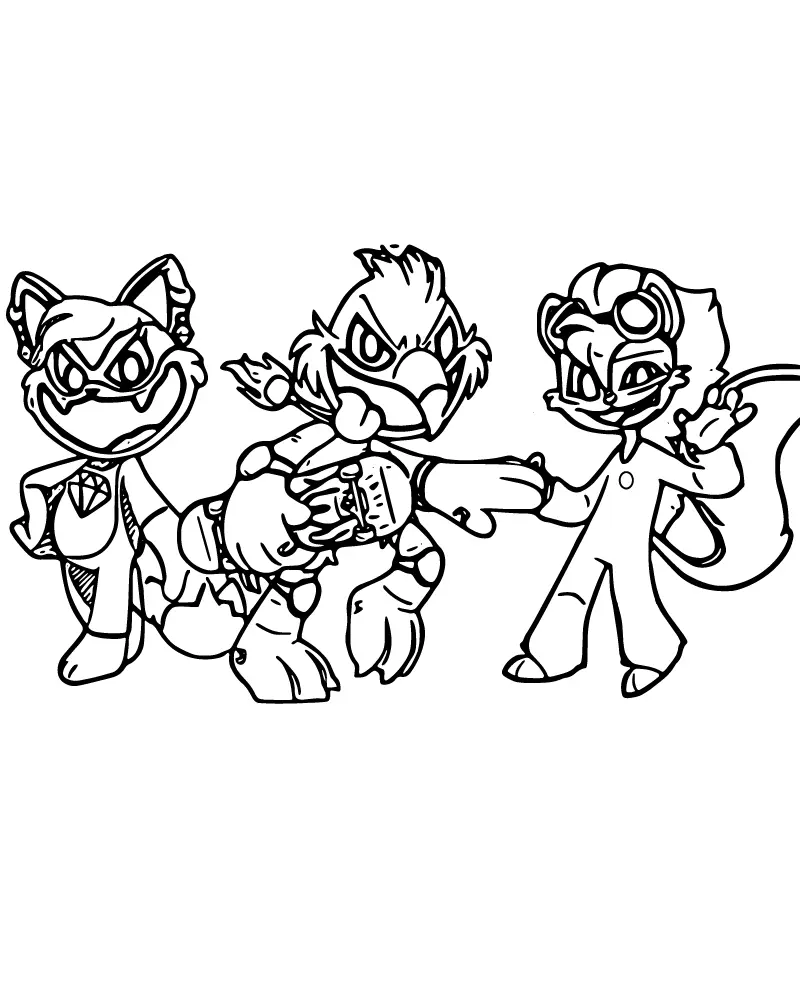 Nightmare Critters Coloring Pages 10