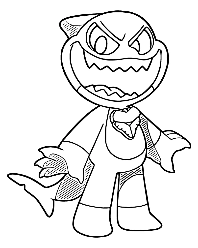 Nightmare Critters Coloring Pages 16