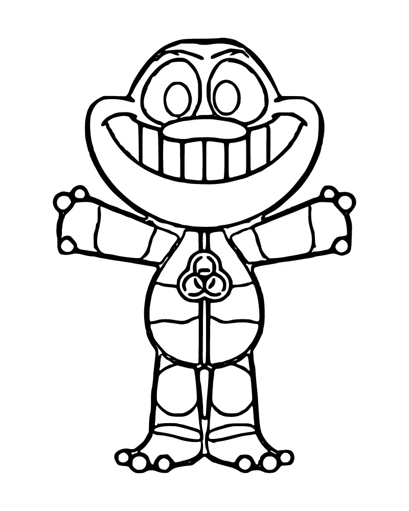 Nightmare Critters Coloring Pages 17