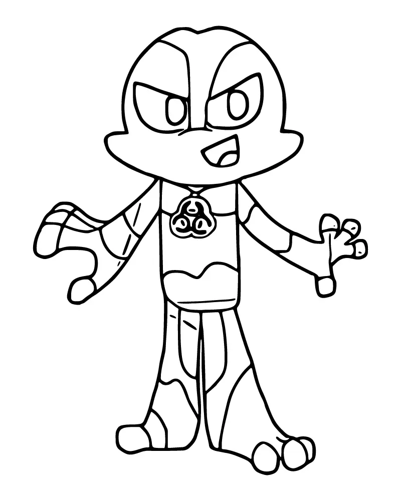 Nightmare Critters Coloring Pages 18