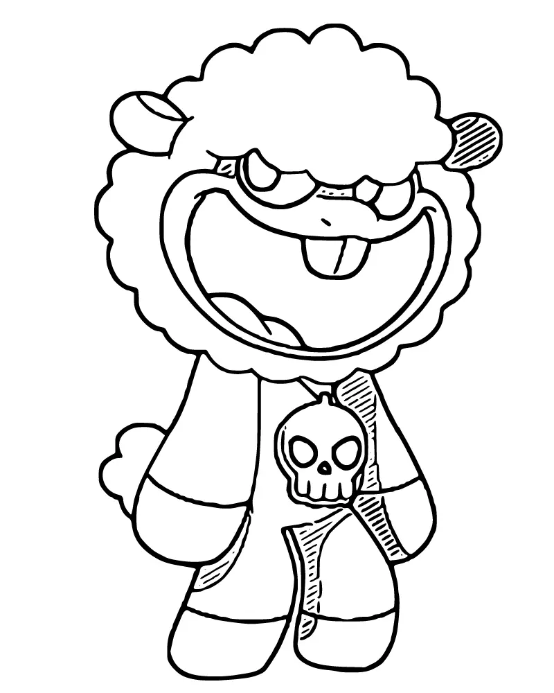 Nightmare Critters Coloring Pages 19