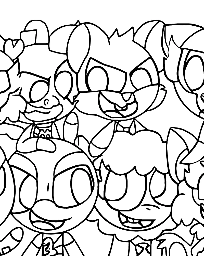 Nightmare Critters Coloring Pages 5