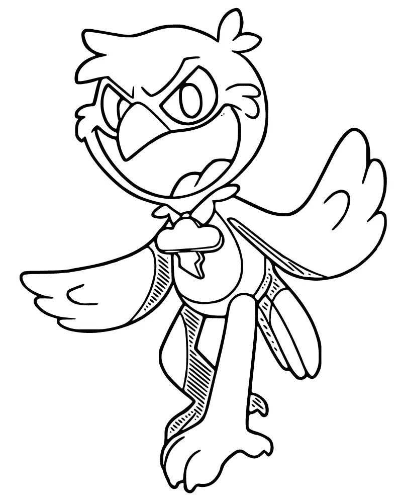 Nightmare Critters Coloring Pages 6