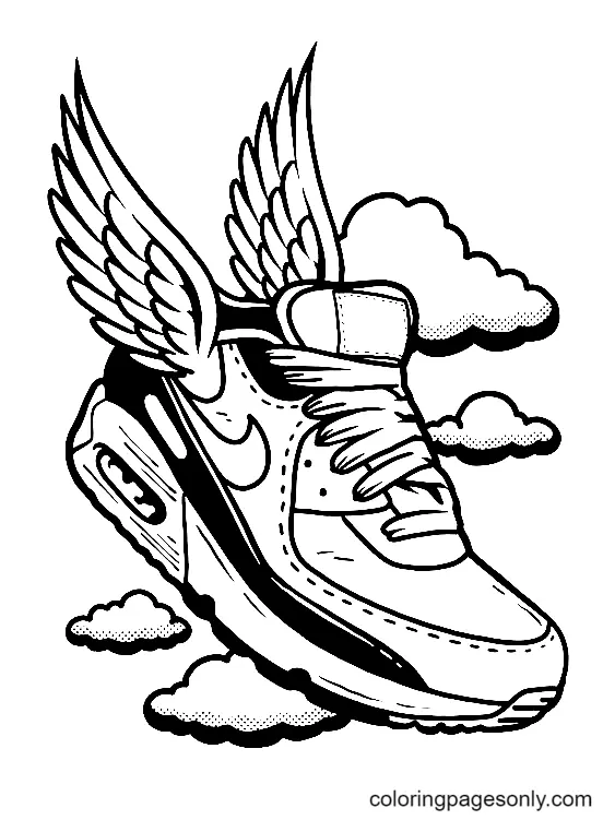 Desenhos de Nike Para Colorir 10