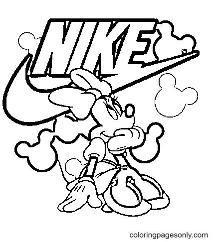 Desenhos de Nike Para Colorir 22