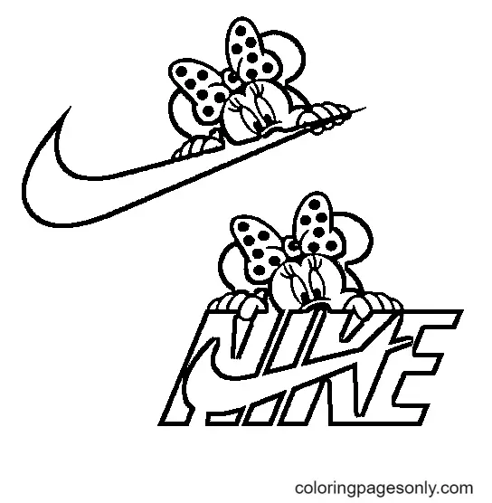 Desenhos de Nike Para Colorir 24