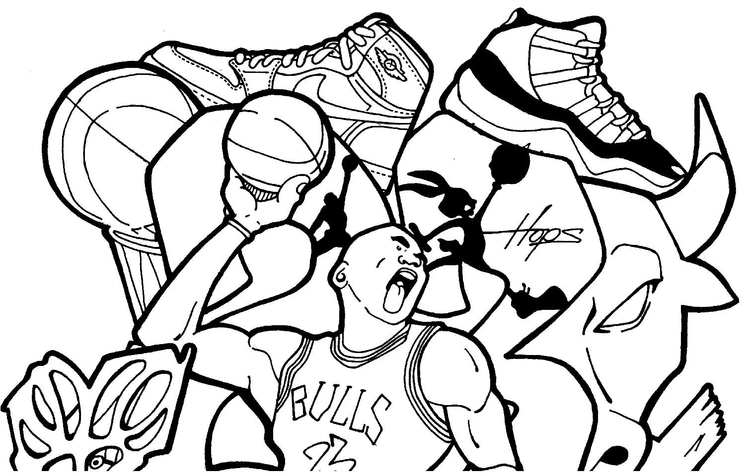 Desenhos de Nike Para Colorir 25