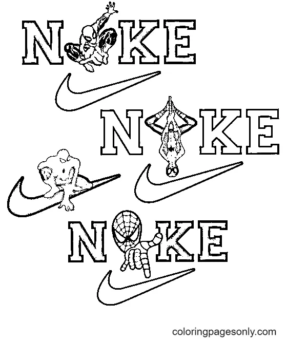 Desenhos de Nike Para Colorir 27