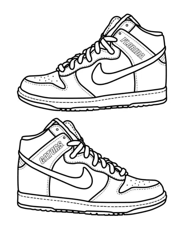 Desenhos de Nike Para Colorir 34