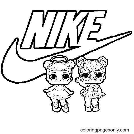 Desenhos de Nike Para Colorir 42