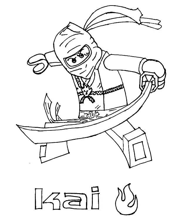 Ninja Coloring Pages 15