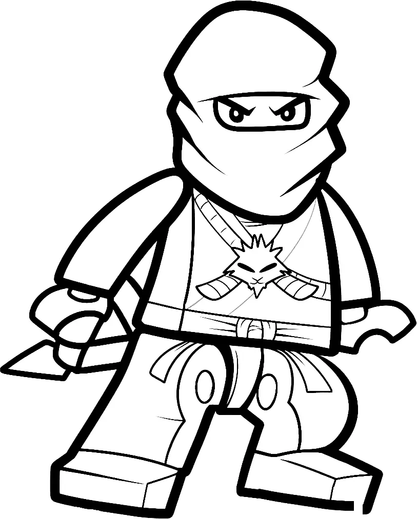 Ninja Coloring Pages 23