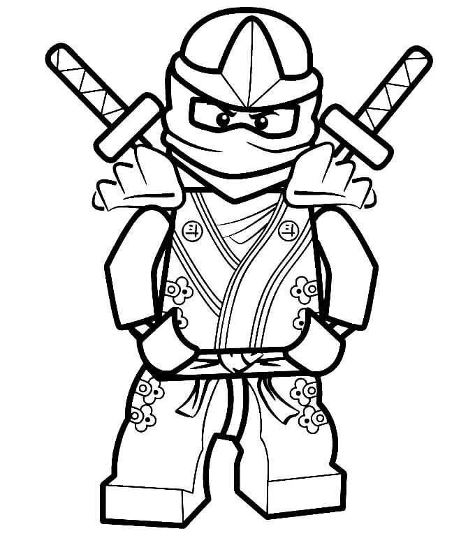 Ninja Coloring Pages 3