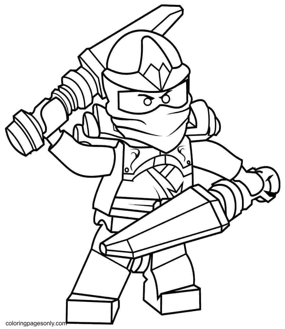 Ninja Coloring Pages 4