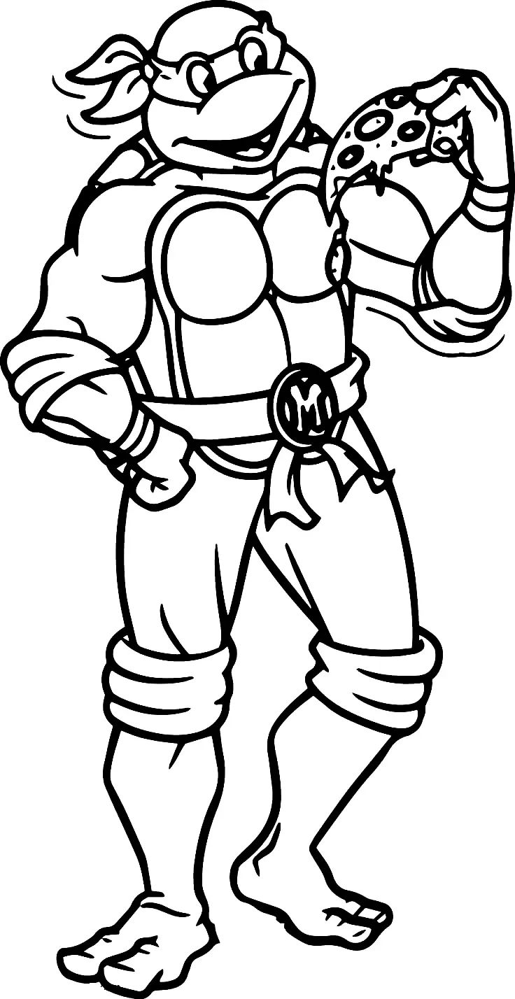 Ninja Coloring Pages 8