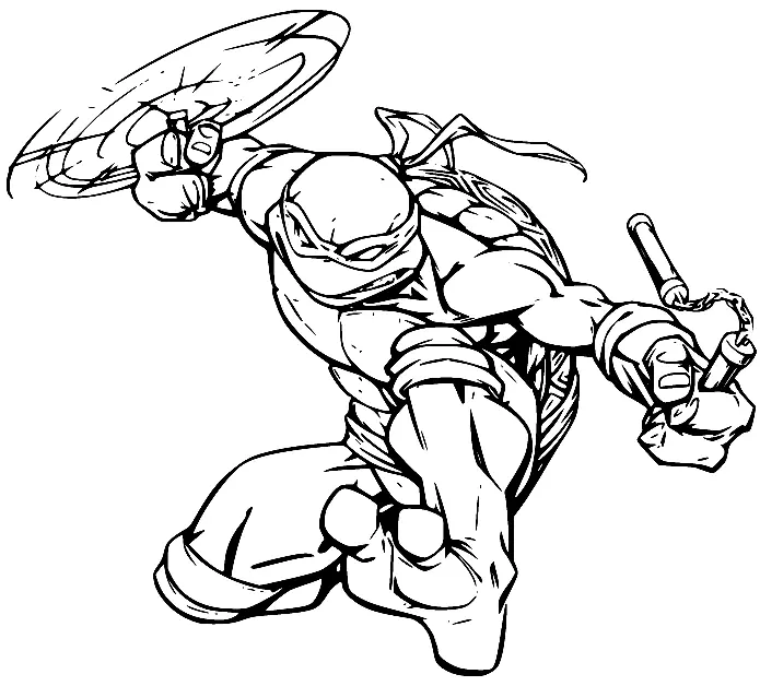 Ninja Turtles Coloring Pages