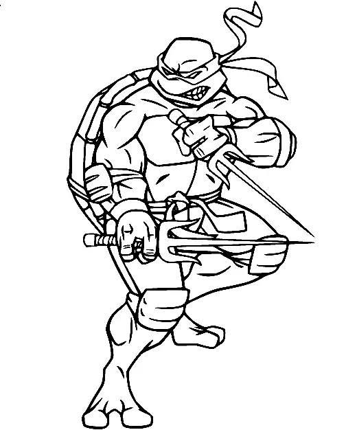 Ninja Turtles Coloring Pages 3