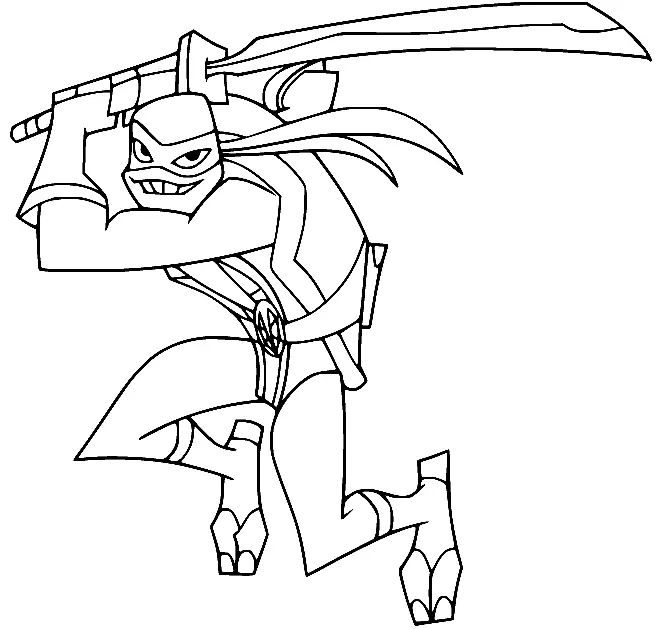 Ninja Turtles Coloring Pages 42